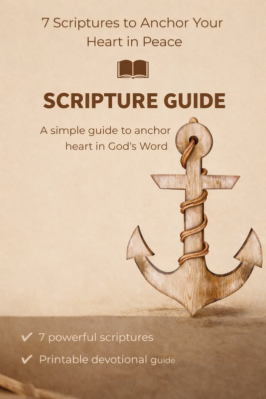 7 Scriptures for When You Need Peace (Free Printable Guide)