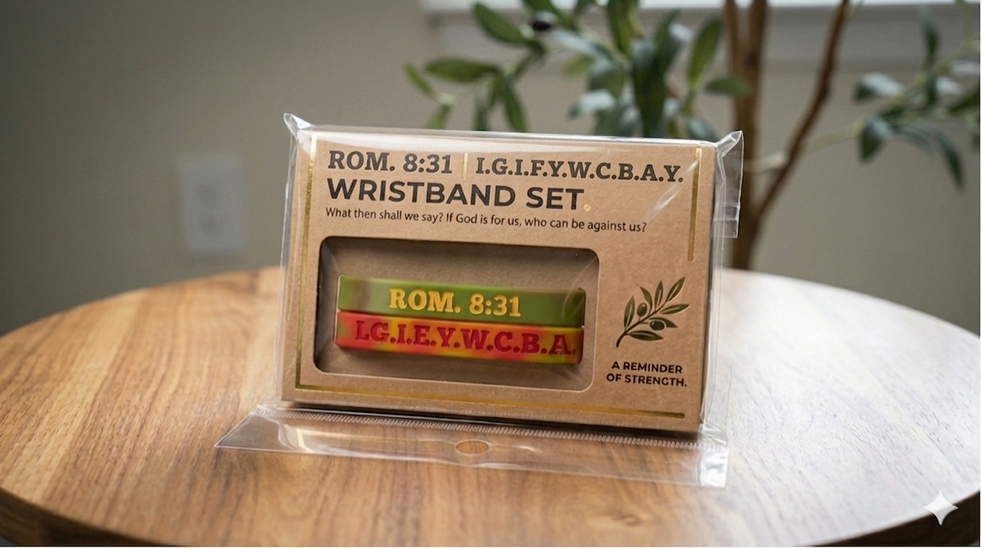 Bible Verse Acronym Wristband – Daily Reminder of God’s Promises | Christian Wristband | Gospel Conversation Starter