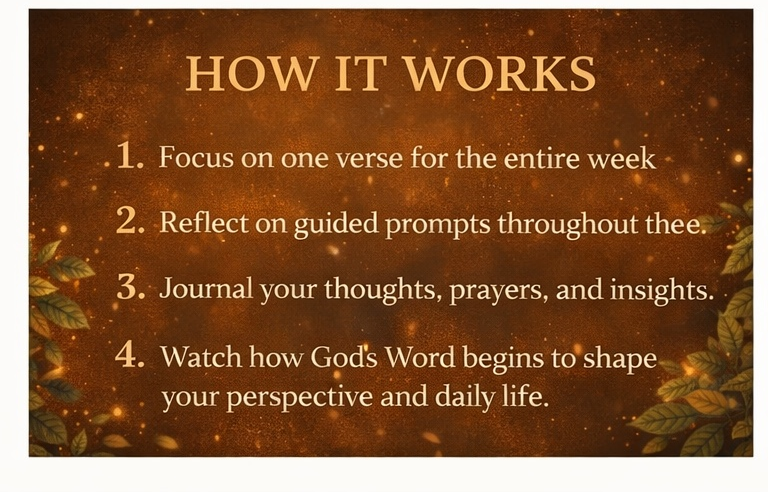 Dwell: 30-Day Scripture Immersion Bible Study (One Verse Each Week)