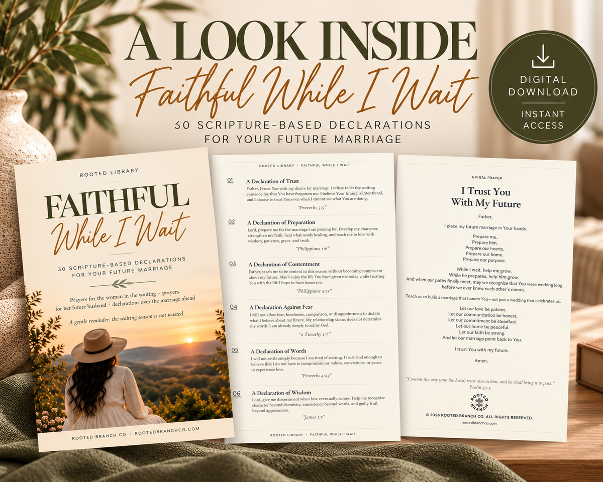 Faithful While I Wait — Declarations & Prayer for Marriage
