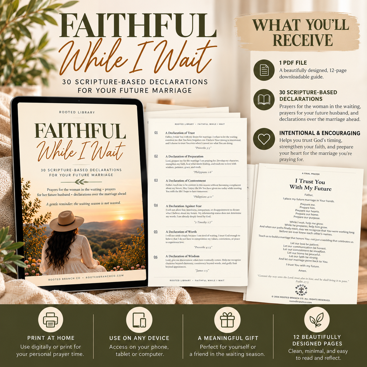 Faithful While I Wait — Declarations & Prayer for Marriage